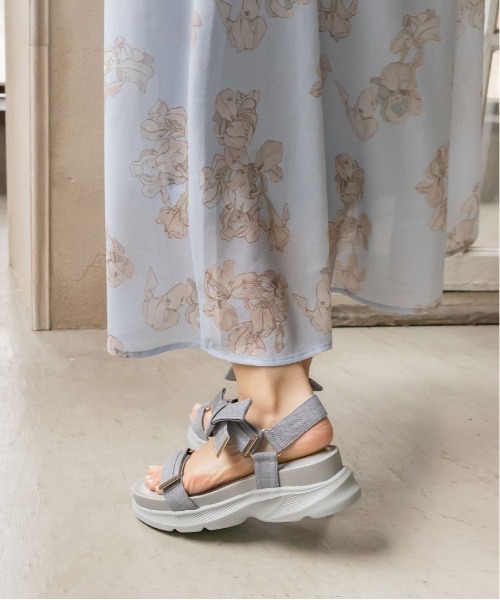 2WAY リボンスポーツサンダル S RANDA サンダル 2WAY トワルドゥジュイ リボンスポーツサンダル