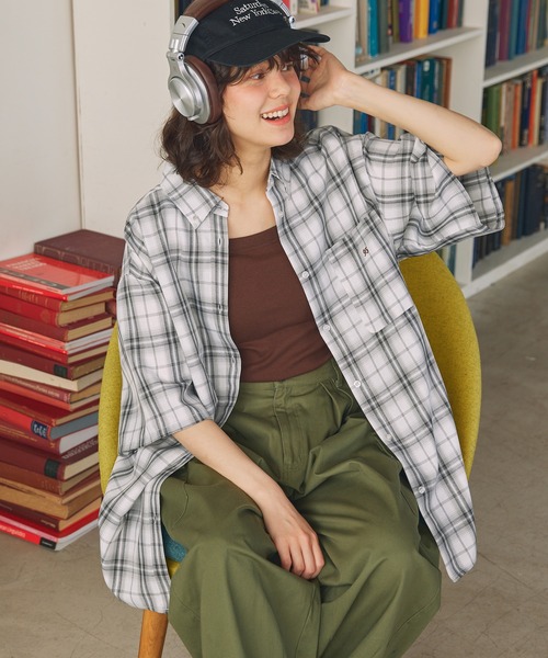 60s YALE CO-OP 3点留め ボタンダウン 半袖 シャツ レディース XS 程 ヴィンテージ インディアン マドラス チェック プルオーバー BD 薄手 60s YALE CO-OP 3点留め ボタンダウン 半袖 シャツ レディース XS 程