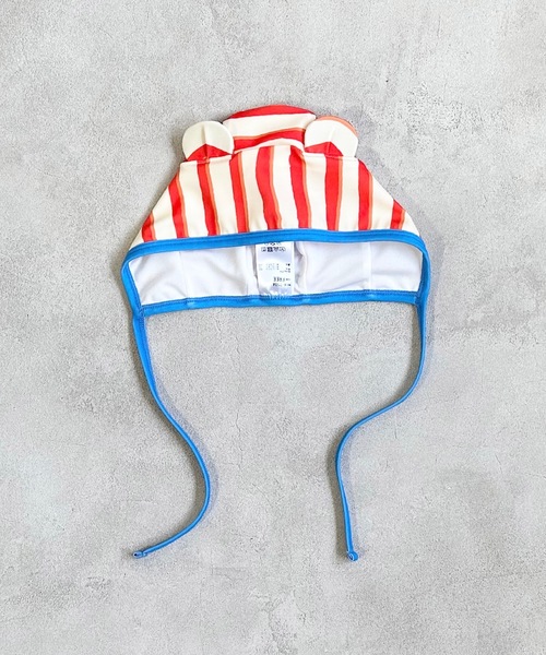 HOGAN RANCH WEAR（ホーガンランチウエア）の「mimiベビーキャップ/UVカット(FREE)（水着・キッズ・オレンジ/レッド・FREE）」の6枚目の写真