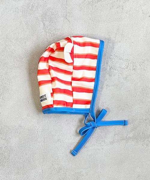 HOGAN RANCH WEAR（ホーガンランチウエア）の「mimiベビーキャップ/UVカット(FREE)（水着・キッズ・オレンジ/レッド・FREE）」の8枚目の写真