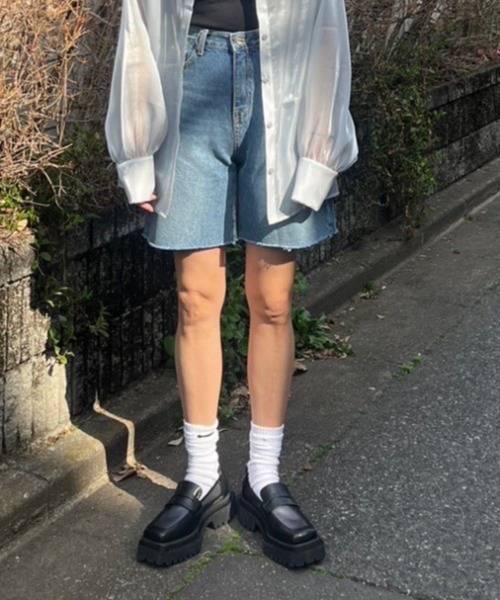 【セール】Half cutting denim（デニムパンツ）｜AMAIL（アマイル）