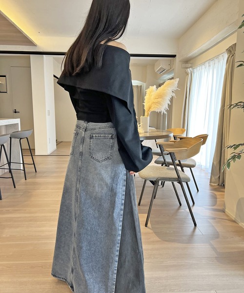 Jewelobe（ジュエローブ）の「ワイドカラージップアップトレーナー（ブルゾン・レディース・ホワイト/ブラック・FREE）」の8枚目の写真