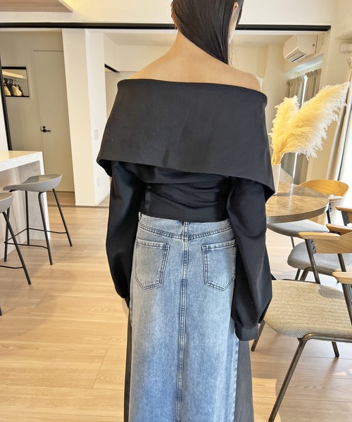 Jewelobe（ジュエローブ）の「ワイドカラージップアップトレーナー（ブルゾン・レディース・ホワイト/ブラック・FREE）」の21枚目の写真