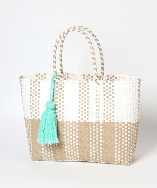 niko and...(ニコアンド)の「オリジナルメルカドトートバッグL(トートバッグ・レディース・ブラック/ベージュ/レッド/ホワイト/ブルー・0)」の1枚目の写真