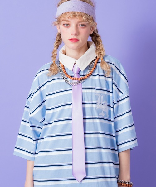 an meets zakka（アンミツザッカ）の「an meets zakka バリエーションワンタッチネクタイ（ネクタイ・メンズ・B/C/D/E/F/ブラック/ネイビー/ブラウン/ホワイト/ワインレッド/G/H/I/J/K/L/ラベンダー/グリーン/レッド/グレー/パープル・ONESIZE）」の8枚目の写真