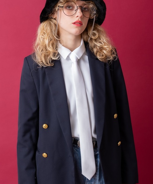 an meets zakka（アンミツザッカ）の「an meets zakka バリエーションワンタッチネクタイ（ネクタイ・メンズ・B/C/D/E/F/ブラック/ネイビー/ブラウン/ホワイト/ワインレッド/G/H/I/J/K/L/ラベンダー/グリーン/レッド/グレー/パープル・ONESIZE）」の2枚目の写真