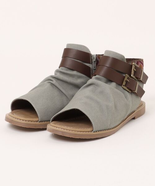 チャイハネ（チャイハネ）の「【チャイハネ】ディズMEN'Sブーツサンダル（サンダル・メンズ・ホワイト/ブラック/ブルー/ブラウン/グレー・L/LL）」の4枚目の写真