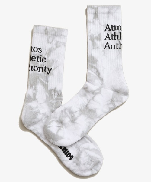 atmos pink(アトモスピンク)の「atmos TIE DYE AAA SOCKS / アトモス タイダイ トリプルエー ソックス(ソックス/靴下・メンズ・ブラック/ネイビー/グレー・26-28cm)」の3枚目の写真