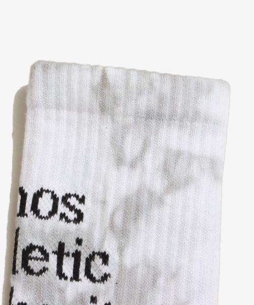 atmos pink(アトモスピンク)の「atmos TIE DYE AAA SOCKS / アトモス タイダイ トリプルエー ソックス(ソックス/靴下・メンズ・ブラック/ネイビー/グレー・26-28cm)」の15枚目の写真