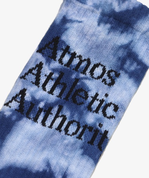 atmos pink(アトモスピンク)の「atmos TIE DYE AAA SOCKS / アトモス タイダイ トリプルエー ソックス(ソックス/靴下・メンズ・ブラック/ネイビー/グレー・26-28cm)」の6枚目の写真