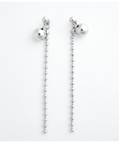 ANAP（アナップ）の「ポールロングピアス（ピアス（両耳用）・レディース・シルバー/ゴールド・FREE）」の6枚目の写真