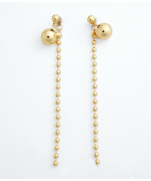 ANAP（アナップ）の「ポールロングピアス（ピアス（両耳用）・レディース・シルバー/ゴールド・FREE）」の7枚目の写真