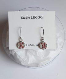 Studio LEGGO/クリスタルデザインサージカルステンレスピアス