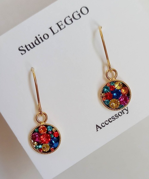 CERCA(チェルカ)の「Studio LEGGO/クリスタルデザインサージカルステンレスピアス(ピアス(両耳用)・レディース・B/A/C/D/E/F・FREE)」の6枚目の写真