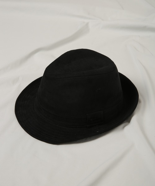 UNION STATION（ユニオンステーション）の「フェイクスエードハット（ハット・メンズ・ベージュ/ブラック・FREE）」の2枚目の写真