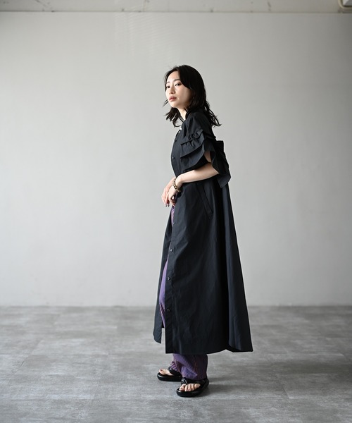 HERENCIA（ヘレンチア）の「ポケットフリンジ ジオメトリック ストライプ イージーパンツ（その他パンツ・レディース・ブラウン系その他/ブラック系その他/ブルー系その他・FREE）」の11枚目の写真