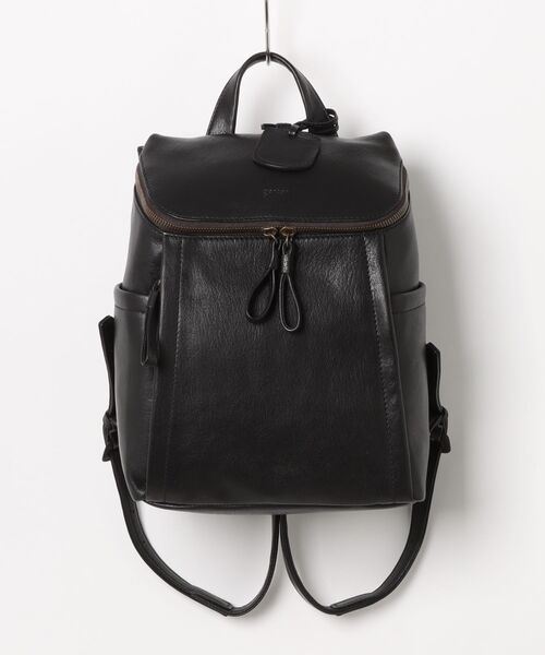【極美品】genten ゴートレザー　リュック・バックパック　ブラック ゴートベーシック リュック｜商品一覧 | 革財布、バッグのgenten