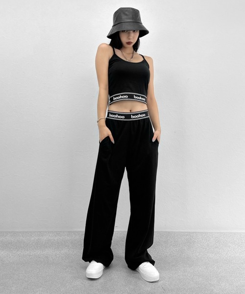 LVEU.(ラブユ.)の「Logo camisole set up / ロゴキャミソールセットアップ(セットアップ・レディース・ブラック/グレー・FREE)」の15枚目の写真