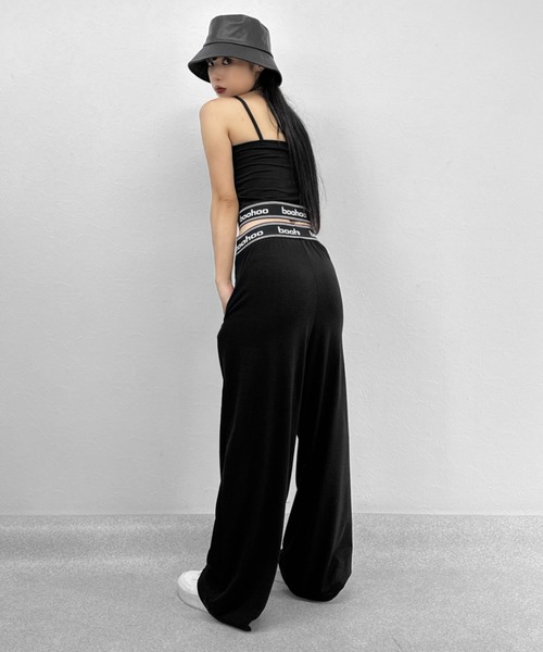 LVEU.(ラブユ.)の「Logo camisole set up / ロゴキャミソールセットアップ(セットアップ・レディース・ブラック/グレー・FREE)」の21枚目の写真