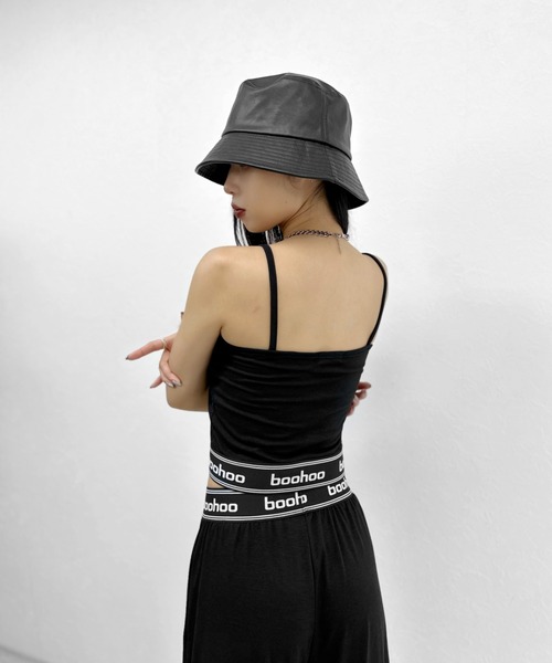 LVEU.(ラブユ.)の「Logo camisole set up / ロゴキャミソールセットアップ(セットアップ・レディース・ブラック/グレー・FREE)」の12枚目の写真