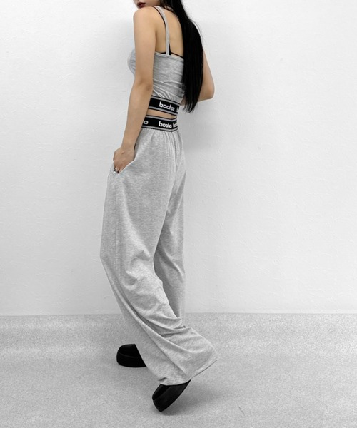 LVEU.(ラブユ.)の「Logo camisole set up / ロゴキャミソールセットアップ(セットアップ・レディース・ブラック/グレー・FREE)」の13枚目の写真