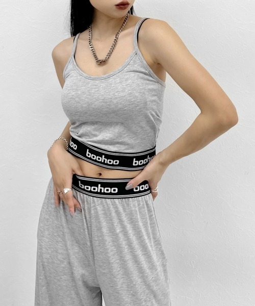 LVEU.(ラブユ.)の「Logo camisole set up / ロゴキャミソールセットアップ(セットアップ・レディース・ブラック/グレー・FREE)」の17枚目の写真