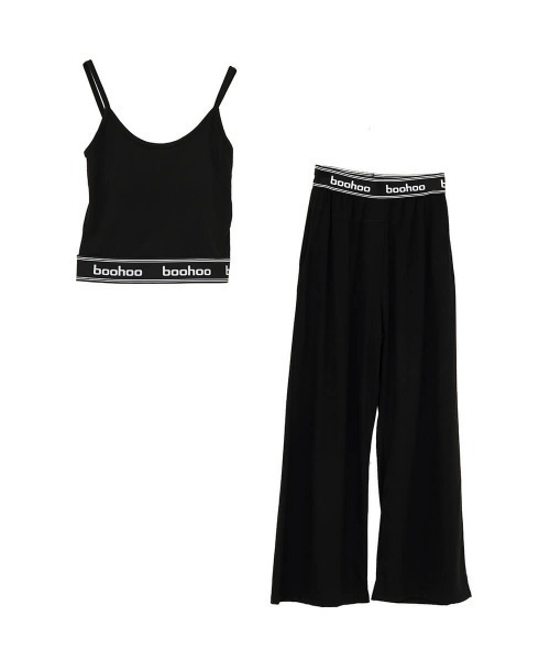 LVEU.(ラブユ.)の「Logo camisole set up / ロゴキャミソールセットアップ(セットアップ・レディース・ブラック/グレー・FREE)」の14枚目の写真