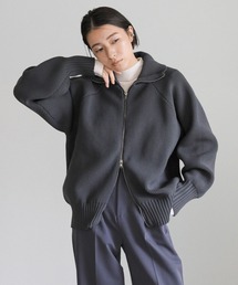 select MOCA | スポンディッシュダブルジップニット(ニット/セーター)