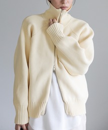 select MOCA | スポンディッシュダブルジップニット(ニット/セーター)