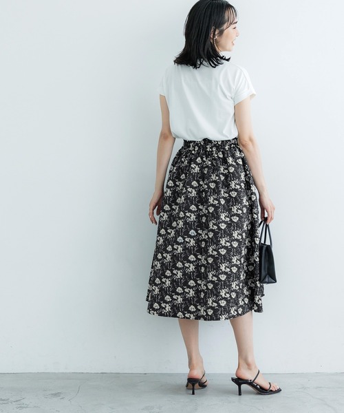 スカート coco ドットバイアスナローフリルスカート｜PETAL ONLINE（ペタル