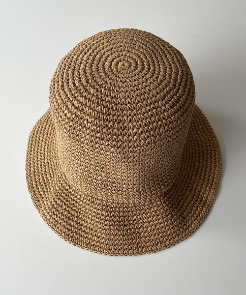 CANAL JEAN（キャナルジーン）の「El mar(エルマール) ペーパーバケットハット（ハット・レディース・ベージュ/クリーム・ONE SIZE）」の17枚目の写真