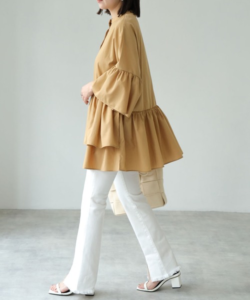 each（イーチ）の「前スリットスキニーデニム（デニムパンツ・レディース・ブラック/ブルー/ホワイト・LARGE/MEDIUM）」の13枚目の写真