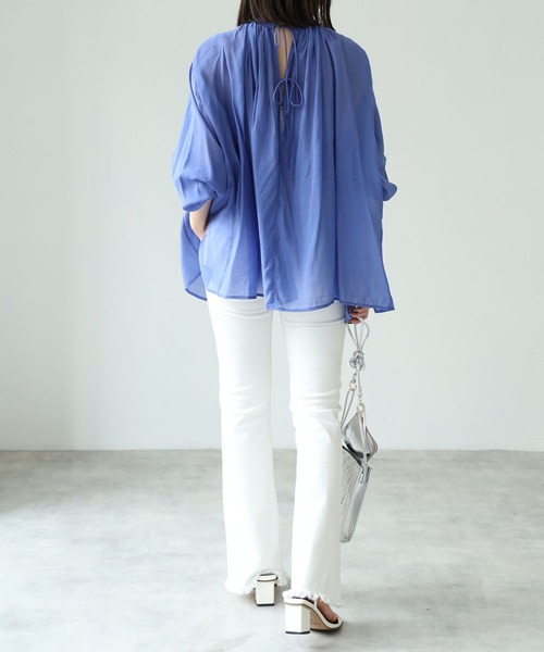 each（イーチ）の「前スリットスキニーデニム（デニムパンツ・レディース・ブラック/ブルー/ホワイト・LARGE/MEDIUM）」の17枚目の写真