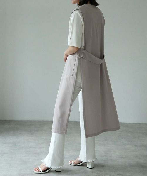 each（イーチ）の「前スリットスキニーデニム（デニムパンツ・レディース・ブラック/ブルー/ホワイト・LARGE/MEDIUM）」の21枚目の写真