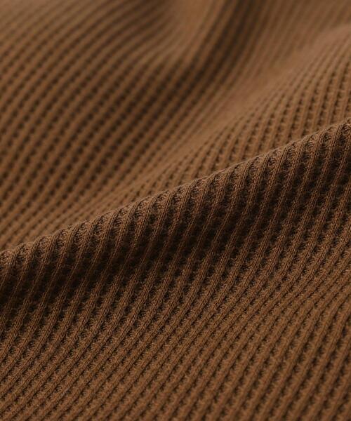 coen(コーエン)の「【WEB限定】カップ付きTCワッフルアメスリワンピース(ワンピース・レディース・ブラック/ブラウン・FREE)」の15枚目の写真