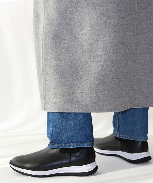 【セール】サイドゴアスニーカーブーツ【低反発スポンジ入り】（ブーツ）｜Fin（フィン）
