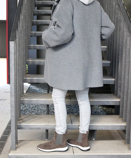 【セール】サイドゴアスニーカーブーツ【低反発スポンジ入り】（ブーツ）｜Fin（フィン）