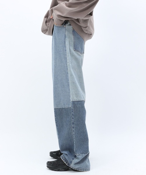 Anui(アニュイ)の「【UNISEX】アジャストパッチデニム(デニムパンツ・レディース・ブラック/ブルー・S/M/L)」の17枚目の写真