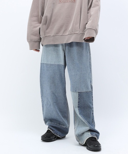 Anui(アニュイ)の「【UNISEX】アジャストパッチデニム(デニムパンツ・レディース・ブラック/ブルー・S/M/L)」の19枚目の写真