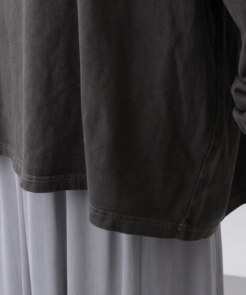 A part by(アパートバイ)の「【Good Rock Speed別注】BACKロゴロンTシャツ_長袖(Tシャツ/カットソー・レディース・オフホワイト/チャコールグレー・FREE)」の15枚目の写真