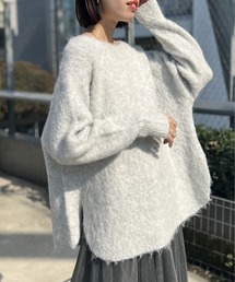 A part by | シャギースリットプルオーバー(ニット/セーター)