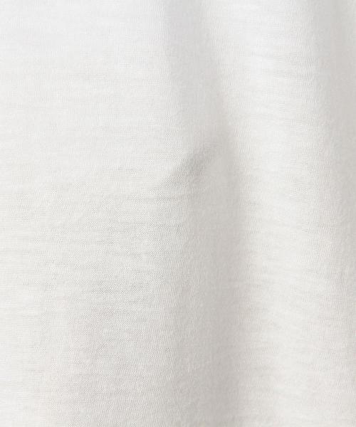 BEAUTY&YOUTH UNITED ARROWS(ビューティーアンドユースユナイテッドアローズ)の「BY コットンレーヨン ポケットVネックTシャツ◆(Tシャツ/カットソー・レディース・ホワイト/ブラック/イエロー/オリーブ・フリー)」の11枚目の写真