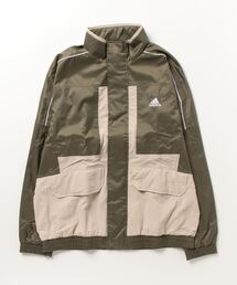 アディダス adidas ワーディング オーバーサイズフィット ウーブン フルジップジャケット(ジェンダーニュートラル)