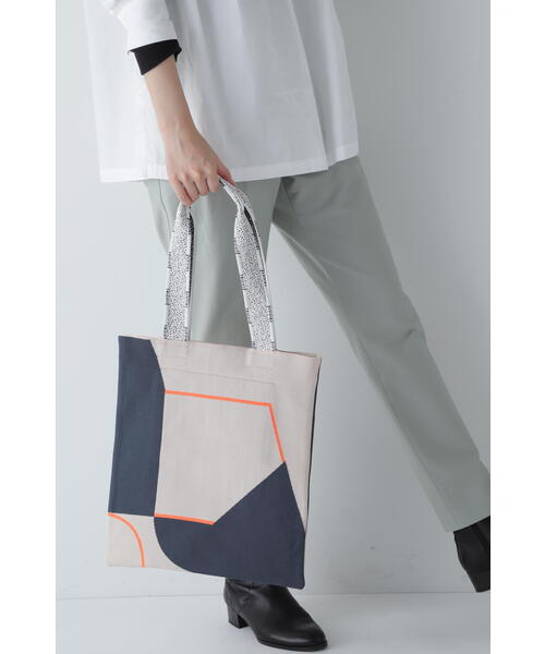 Tricote（トリコテ）の「ニットトートバッグ（トートバッグ・レディース・ベージュ系その他3・ﾌﾘ-）」の2枚目の写真