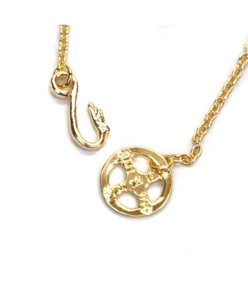 TMT(ティーエムティー)の「EAGLEHOOK&CIRCLE CHAIN(SHORT)(ネックレス・メンズ・シルバー/ゴールド・FREE)」の2枚目の写真