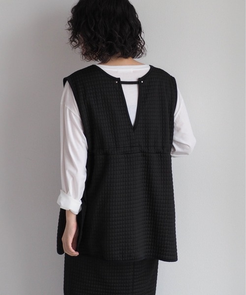 cepo(セポ)の「カットキルトセットアップ(ワンピース・レディース・ブラック/ブラウン・M)」の22枚目の写真