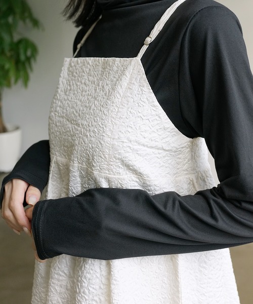 セール】エンボスフラワーキャミワンピース（ワンピース）｜PIN（ピン