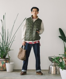Manhattan Portage | 【UNISEX】Manhattan Potage/マンハッタンポーテージ リバーシブルハイネックダウンベスト(ダウンベスト)