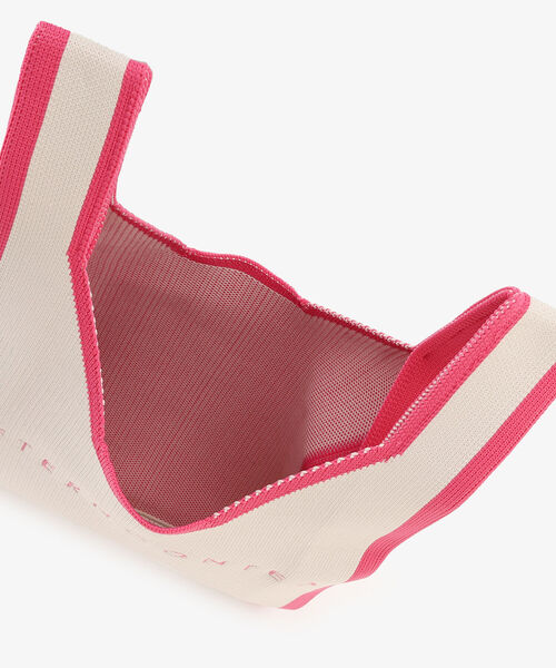Afternoon Tea（アフタヌーンティー）の「ニットマルシェバッグ（トートバッグ・レディース・ネイビー/ブラック/ピンク・ONE SIZE）」の8枚目の写真