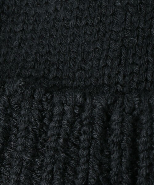 RACAL(ラカル)の「【別注】 <Racal> ポンポン イヤー ニットキャップ(ニットキャップ/ビーニー・メンズ・パープル/ダークグレー/ブラック・FREE)」の11枚目の写真